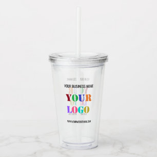 Copo De Acrílico Nome personalizado do logotipo Promocional persona