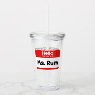 Copo De Acrílico Nós Sangramos Soca "Rum" Fete Cup - V2