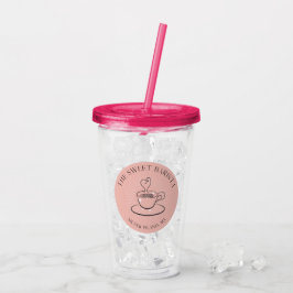 Copo De Acrílico O Doce Barista Acrílico Tumbler