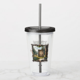 Copo De Acrílico O Exterior É o Novo Offline – Tumbler Nature Escap