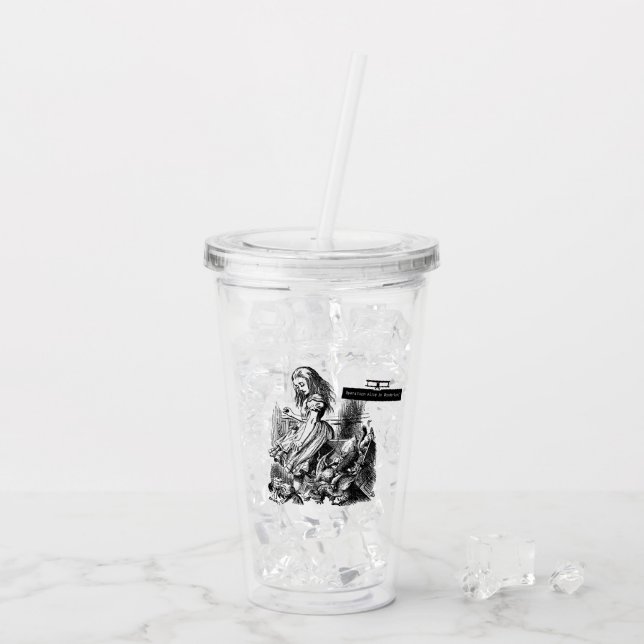 Copo De Acrílico Operation Alice in Wonderland Alice im Wunderland (Gelo traseiro)