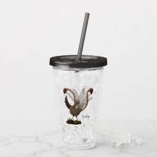 Copo De Acrílico Óptica ilustração de desenho animado de lixeira su