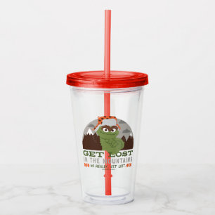 Copo De Acrílico Oscar The Grouch Excelente ao ar livre