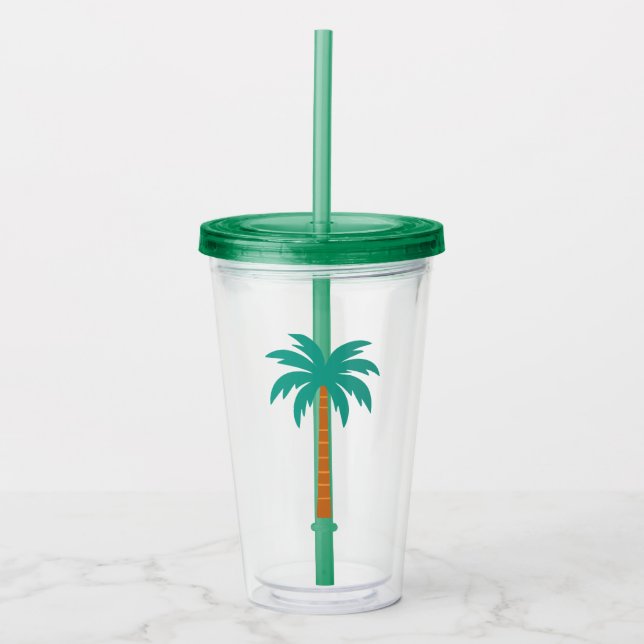 Copo De Acrílico Palmeiras (Frente)
