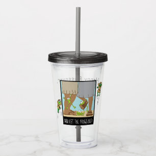 Copo De Acrílico Passover Acrylic Tumbler 16 oz Que Deixou Sapos Sa