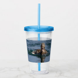 Copo De Acrílico Pato com bico aberto