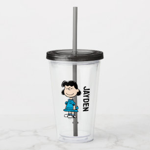 Copo De Acrílico PEANUTS Lucy Adicione seu nome