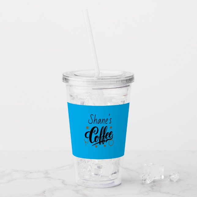 Copo De Acrílico Personalizado  (Gelo frontal)