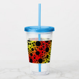 Copo De Acrílico Pontos de bolha de espaço - WYR de calor