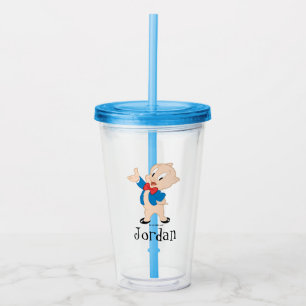Copo De Acrílico Porky Pig Dose clássica