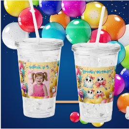 Copo De Acrílico Presente de aniversário do Tumbler Acrílico do Pas