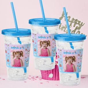 Copo De Acrílico Presente de aniversário do Tumbler Acrílico do Pas