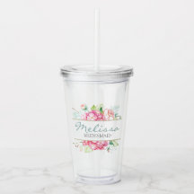 Presente floral romântico da dama de honra da