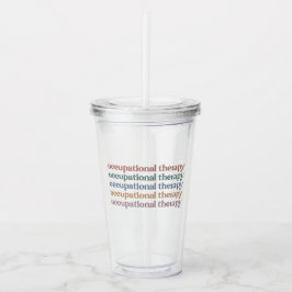 Copo De Acrílico Presentes De Formando De Estudantes Com Terapia Oc