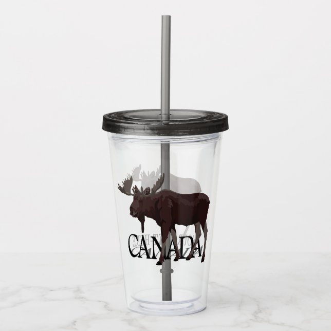 Copo De Acrílico Presentes personalizados Tumbler de Canadá dos (Frente)