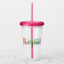 Copo De Acrílico Professor de primeiro grau