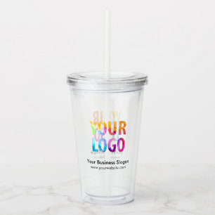 Copo De Acrílico Promocional da empresa de logotipo comercial perso