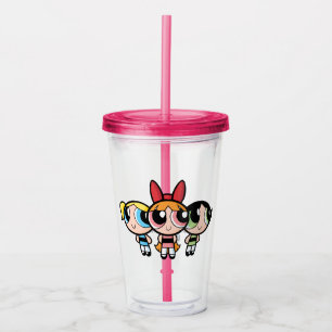 Copo De Acrílico Raparigas Powerpuff: Açúcar, especiarias e tudo