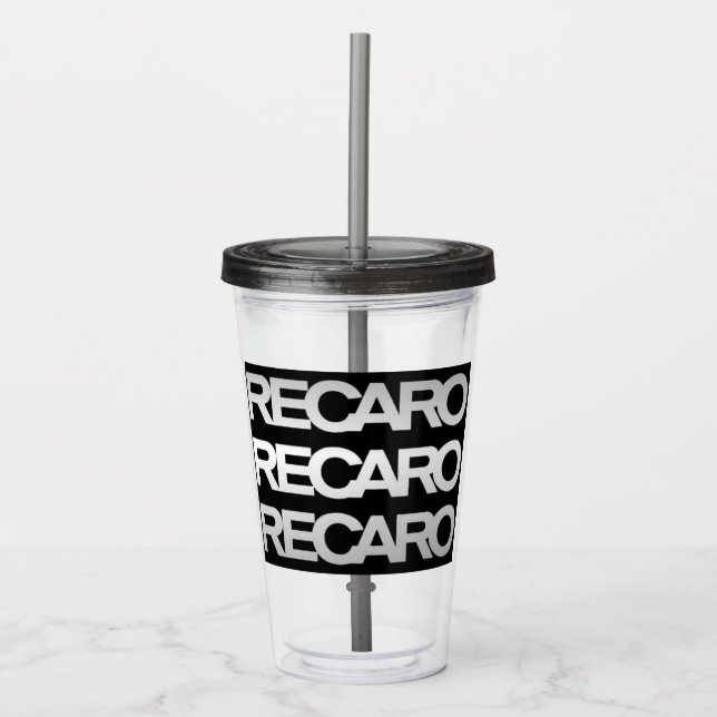 COPO DE ACRÍLICO RECARRO TUMBLER (Frente)