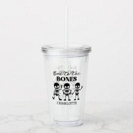 Copo De Acrílico Retro Boos & Booze Espetacular de Halloween