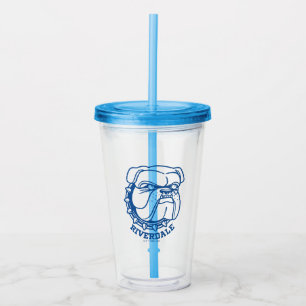 Copo De Acrílico Riverdale Bulldog Head