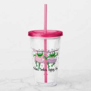 Copo De Acrílico Sapo de Passagem do Acrílico Tumbler 16 oz