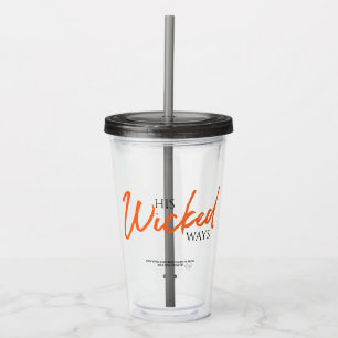 Copo De Acrílico Seu Wicked Wicler Acrylic Tumbler