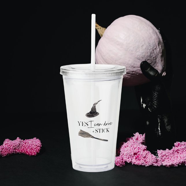 Copo De Acrílico Sim, Eu Posso Dirigir Uma Diversão De Pau | Feliz  (Criador carregado)