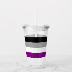 Copo De Acrílico Sinalizador Asexual - Tumbler Acrílico