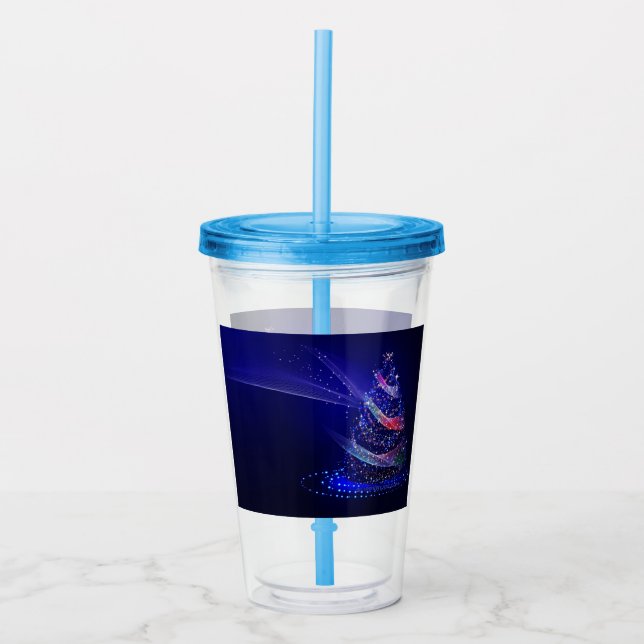 Copo De Acrílico SlipperyJoe digitalmente renderizado Beau da árvor (Frente)