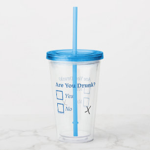 Copo De Acrílico SlipperyJoe's You Bebado hammered caixas c