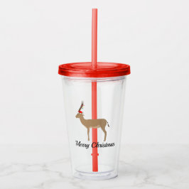 Copo De Acrílico Springbok Natal