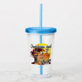 Copo De Acrílico Sunshine e Whiskey