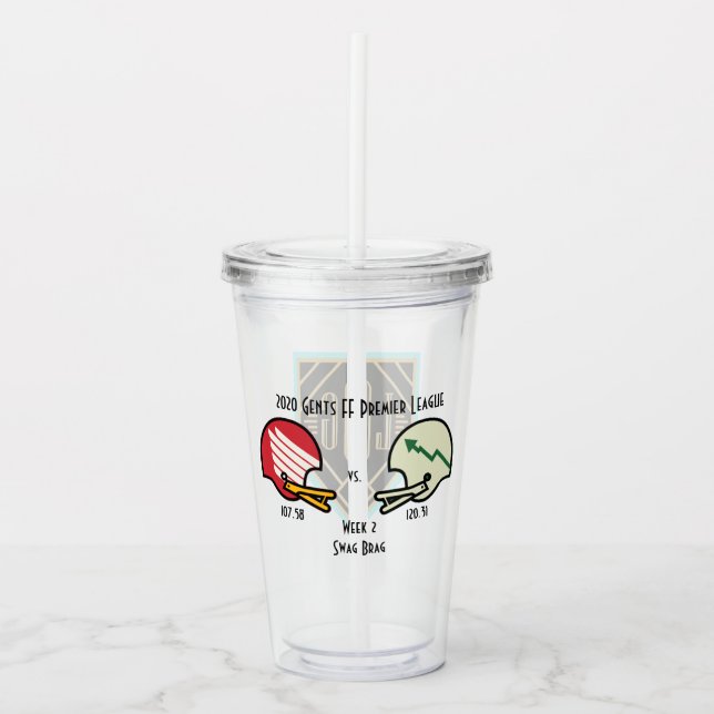 Copo De Acrílico SwagBrag Younker vs Shincracker Plastic Pint (Frente)