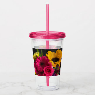 Copo De Acrílico Taça de Flor