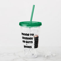 Taça Isolada de Crushes de Livro
