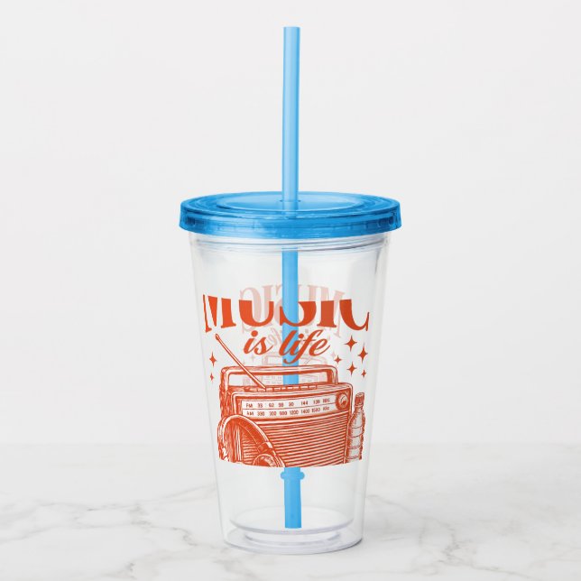Copo De Acrílico taza (Frente)