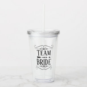 COPO DE ACRÍLICO TEAM BRIDE BRIDAL PARTITY TUMBLER