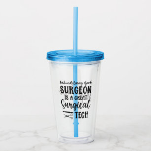 Copo De Acrílico Tecnologia Cirúrgica Personalizada   Tecnólogo cir