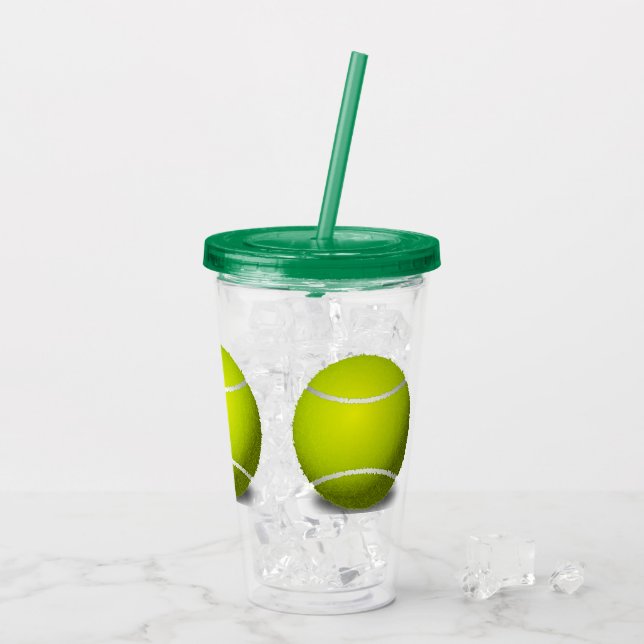 Copo De Acrílico Tênis Balls Sports Acryler Tumbler (Gelo traseiro)