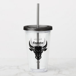 Copo De Acrílico Texto personalizado Tumblers Bull Estilizados