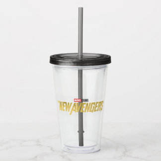 Copo De Acrílico Thunderbolts* | Logotipo do Novo The Avengers