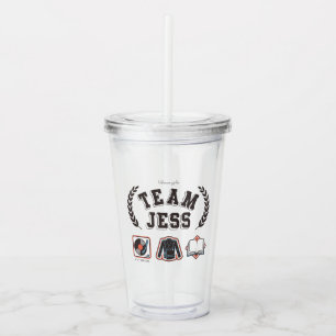 Copo De Acrílico Time da Jess Gilmore Girls Design