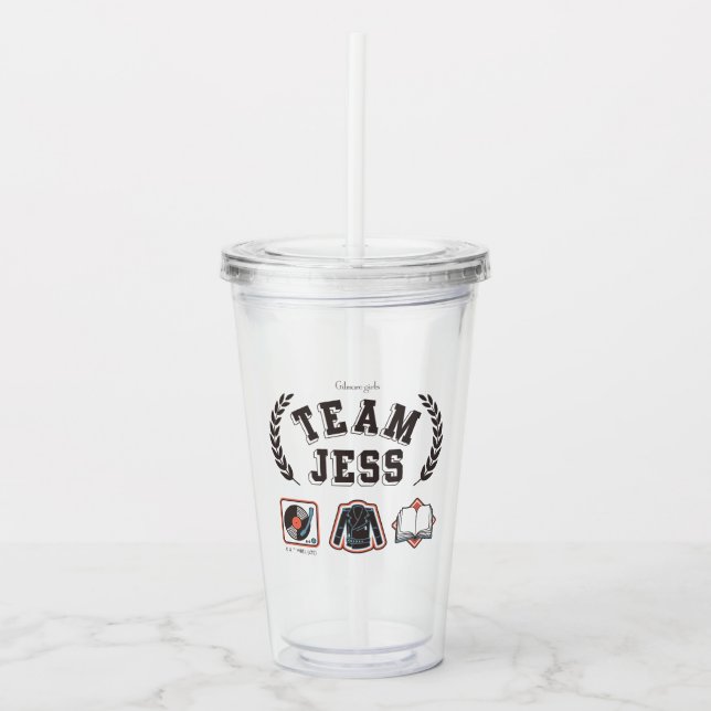 Copo De Acrílico Time da Jess Gilmore Girls Design (Frente)