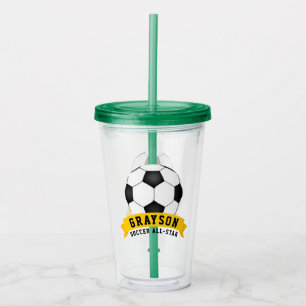 Copo De Acrílico Todas as estrelas do futebol