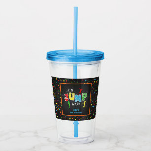 Copo De Acrílico Trampoline Birthday 16oz Tumbler - Garoto