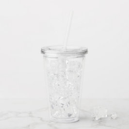 Copo de Acrílico Transparente de 16 oz para Bebida