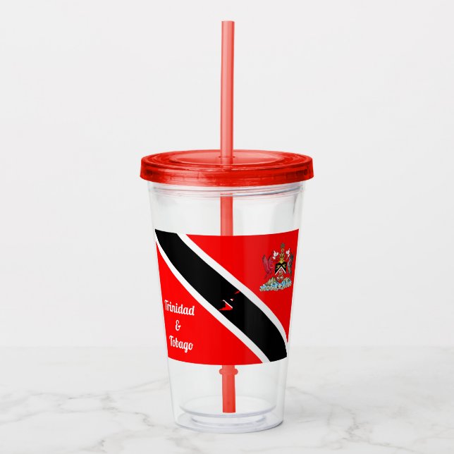 Copo De Acrílico Trinidad & Tobago (Frente)