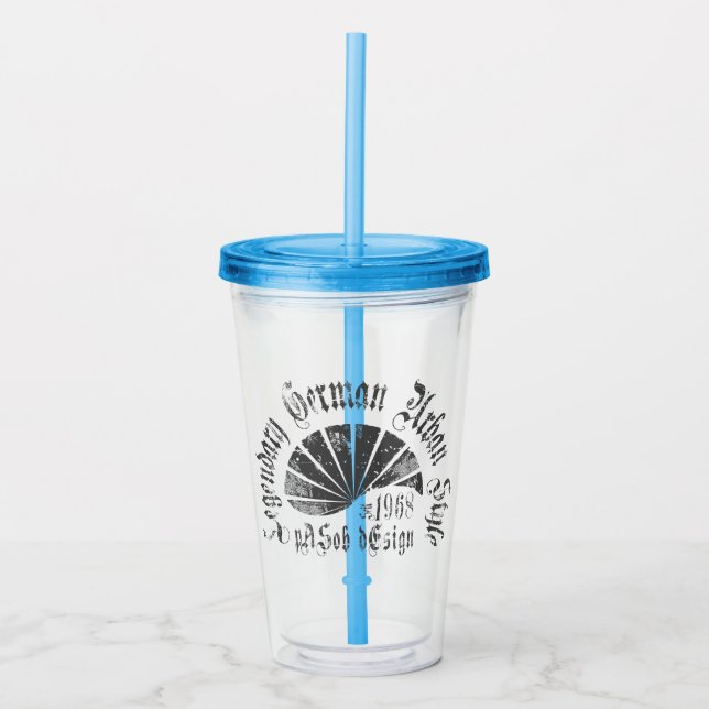 Copo De Acrílico Tumbler acrílico 16oz (Frente)