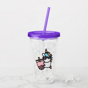 Copo De Acrílico Tumbler Acrílico - Bolha Rosa